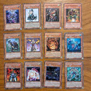 Lot of 12 YuGiOh Cards - Pokemon and Dungeons & Dragons Fans